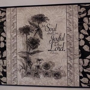 Carpentree Cork Placemats Psalm 32:11 set of 4